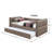 Khadim Upholstered Trundle Bed-930660558