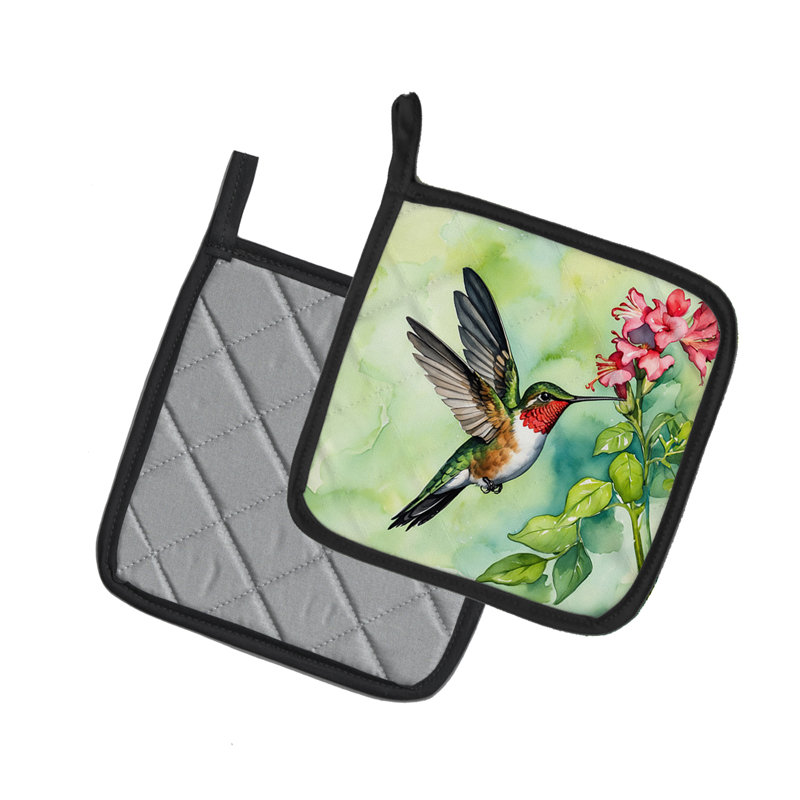 Paire de porte-casseroles Rubythroated Hummingbird