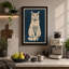 Alert Cat Portrait Japandi - Wrapped Canvas-1948532783-1948532785