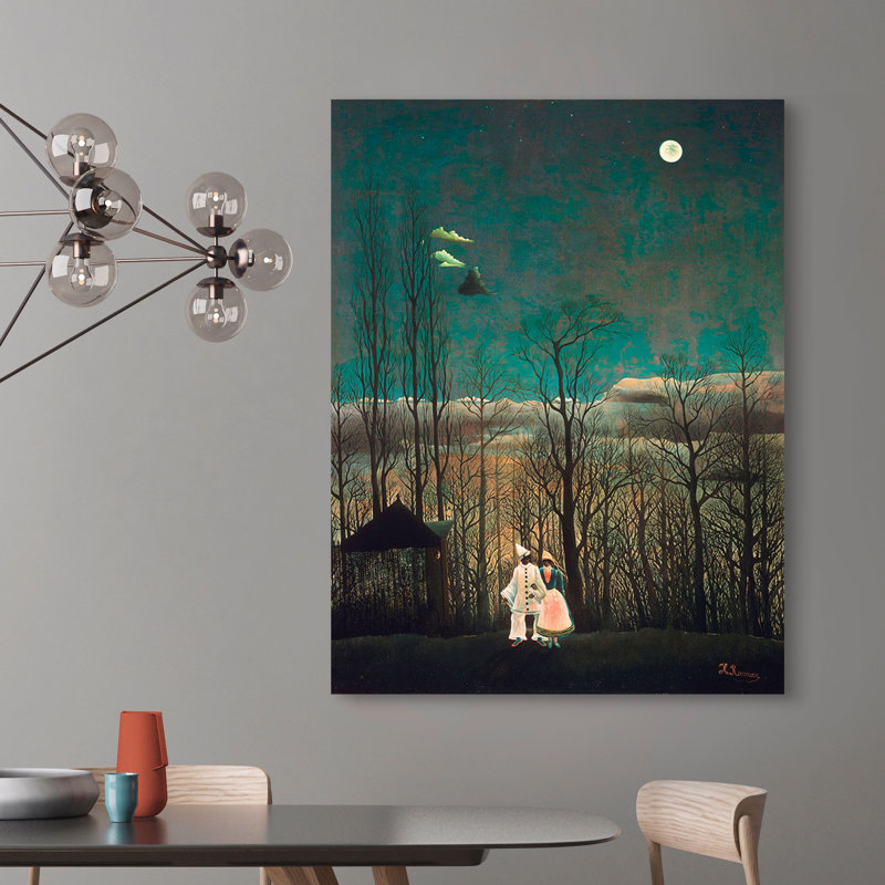 Carnival Evening by Henri Rousseau - Wrapped Canvas Painting, 80cm H x 60cm W x 4cm D