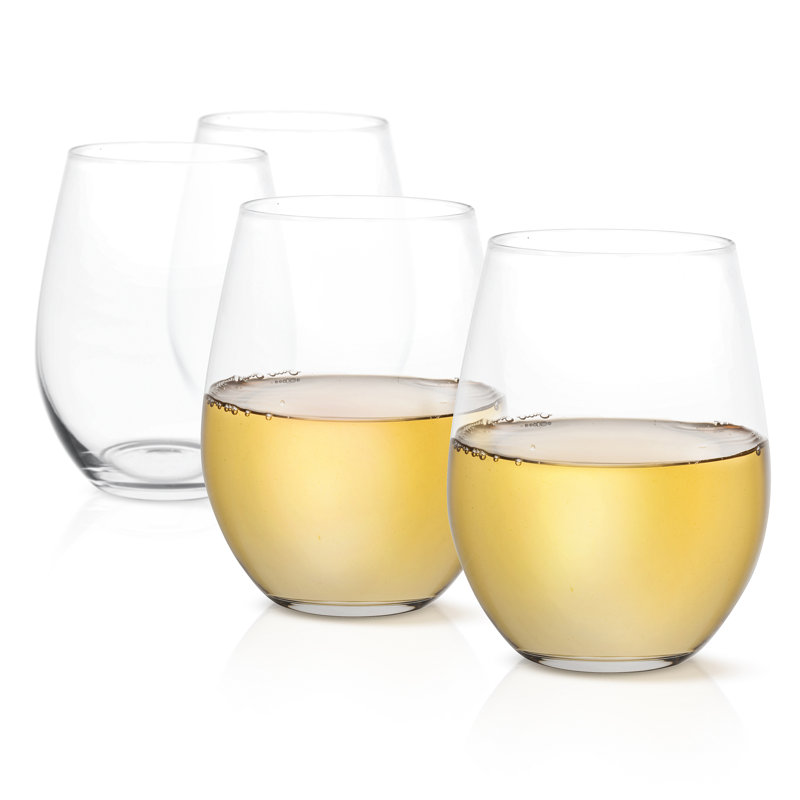 JoyJolt Spirits Stemless Wine Glass, 19oz.