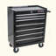 Chariot à outils multifonctionnel à 7 tiroirs avec roues et verrouillage à clé, durable et mobile pour une utilisation en atelier-121096101