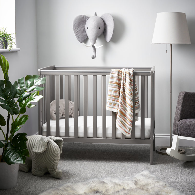Bantam Space Saver Cot, Taupe Grey