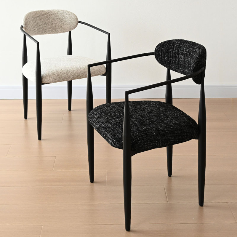 Fauteuils d'appoint modernes rembourrés, Beige