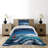 Sailboat Coastal Polyester Coverlet-41890804