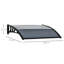EvoNet 75cm W x 100cm D Polyester Cover Retractable Door / Window Awning