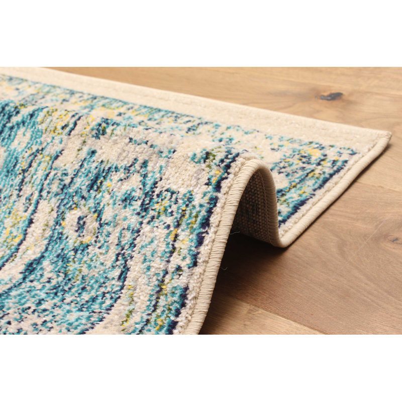 Daria Blue Rug 8'0" x 10'0", Rectangle 8' x 10'