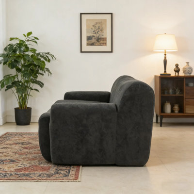 42-Inch Oversized Compression Chair – Wide Decorative Accent Seat