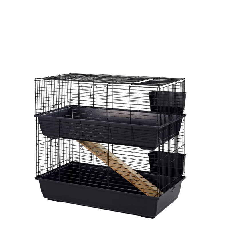 Denning Rabbit Cage, Blue/Black, 100cm H x 100cm W x 54cm D