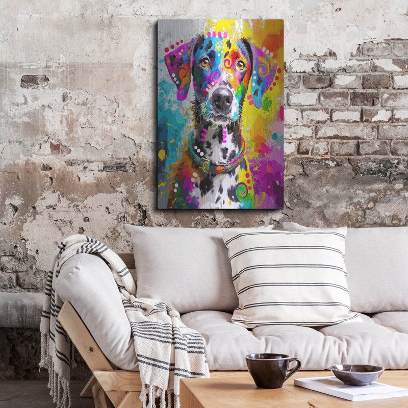 «The Shy Dalmatian» par Dean Russo, H 36 po x l 24 po