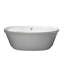 Inizio 65.5" x 35.625" Freestanding Soaking Tub