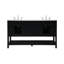Ensemble de meuble-lavabo double 60 po Krish-737067513