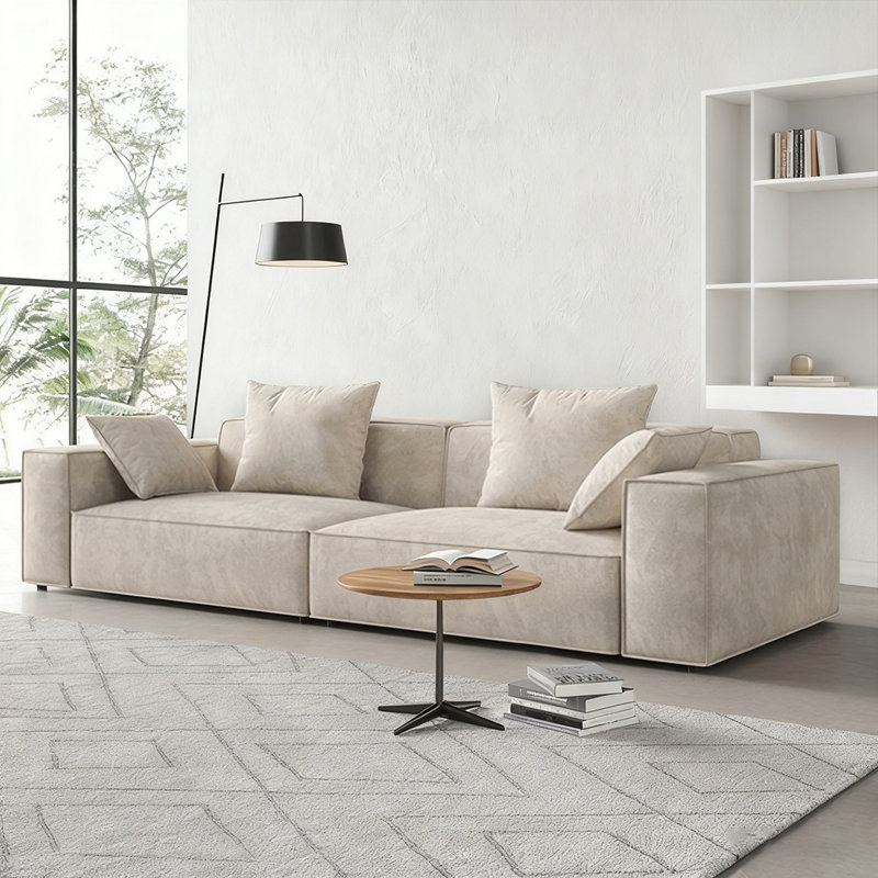 Griege Polyester Modular Sofa