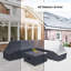 Housses pour meubles de conversation Divyank