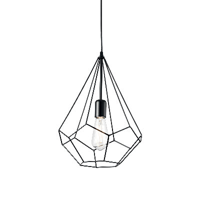 1 - Light Black Geometric Pendant