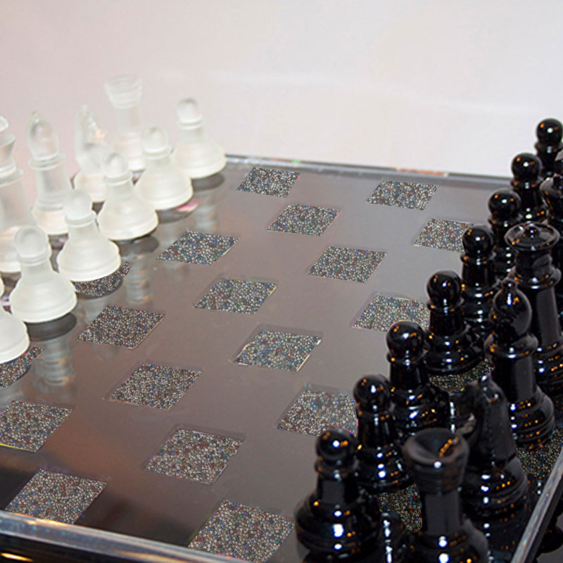 Deco Noir Chess Set