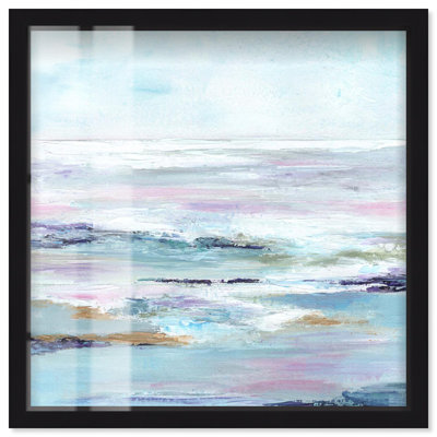 Morning Breeze I Shadowbox Print Coastal Wall Decor by Art Remedy