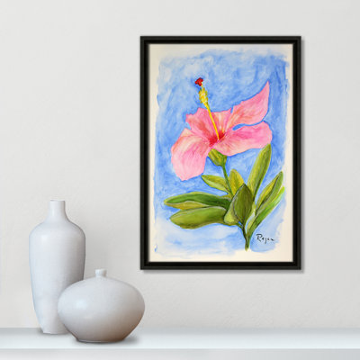 Fleur d'hibiscus rose par Mike Ragan