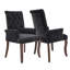 Chaise de salle à manger rembourrée en chenille Modern-123043501