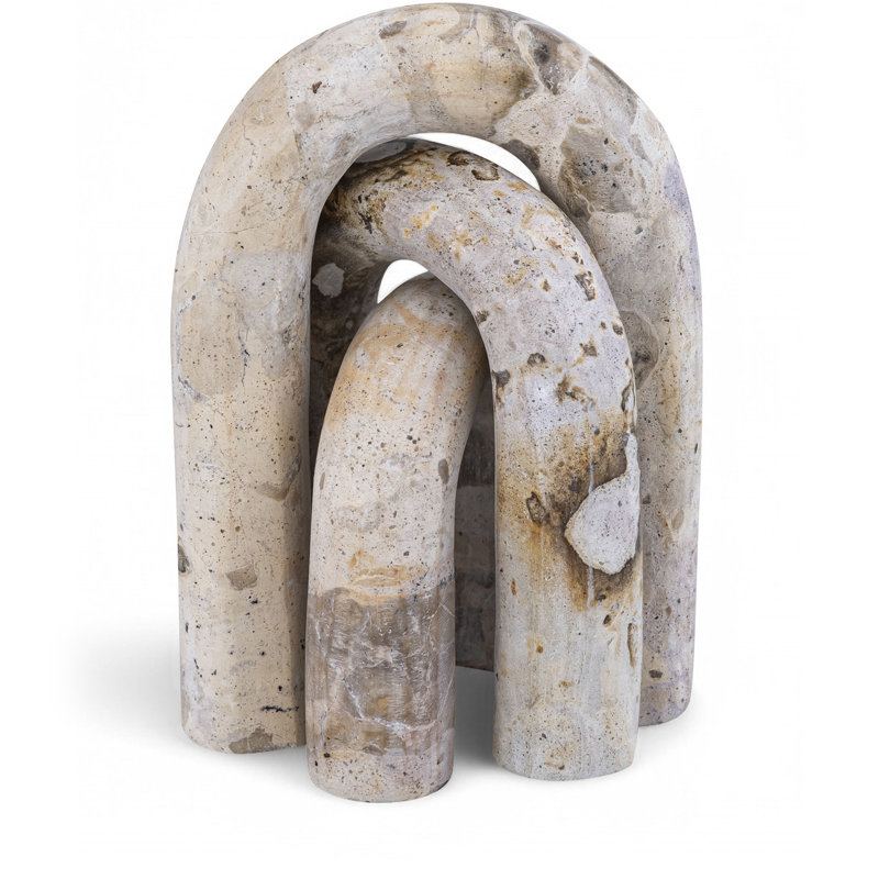 Arco Marble Decorative Object, Beige