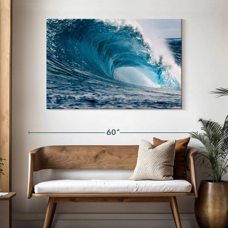 Gillard Powerful Blue Wave, 32" H x 48" W