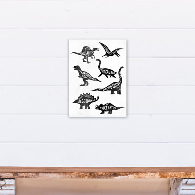 Art sur toile dinosaurs Manigault