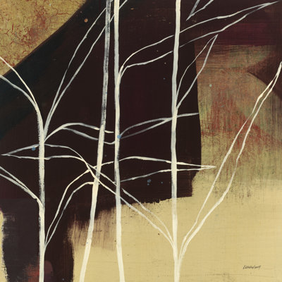 Sun Stems Tile IV by Kathrine Lovell - Wrapped Canvas Painting
