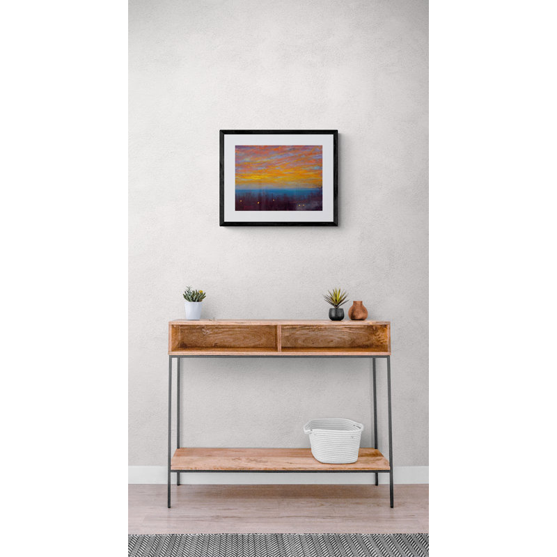 Sunset Serenade Print by Dina Gardner, 25.25" H x 31.25" W x 0.875" D