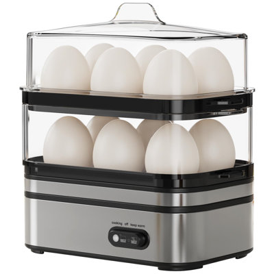 Rapid Egg Cooker Electric 12 Eggs Capacity