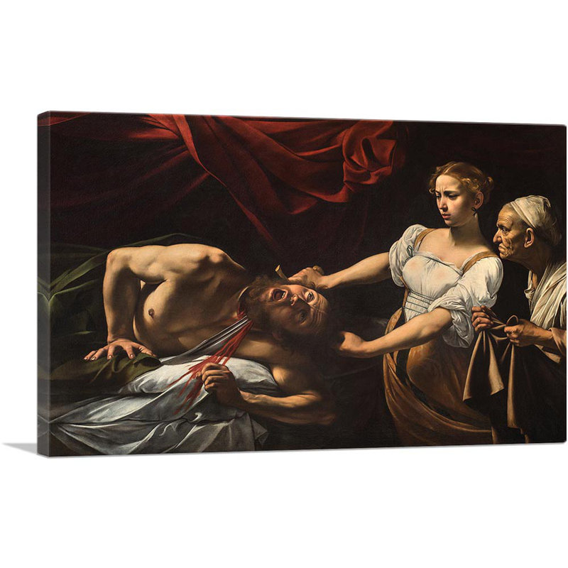 Judith décapitant Holofernes 1599 - impression, H 12 po x l 18 po x P 1,5 po