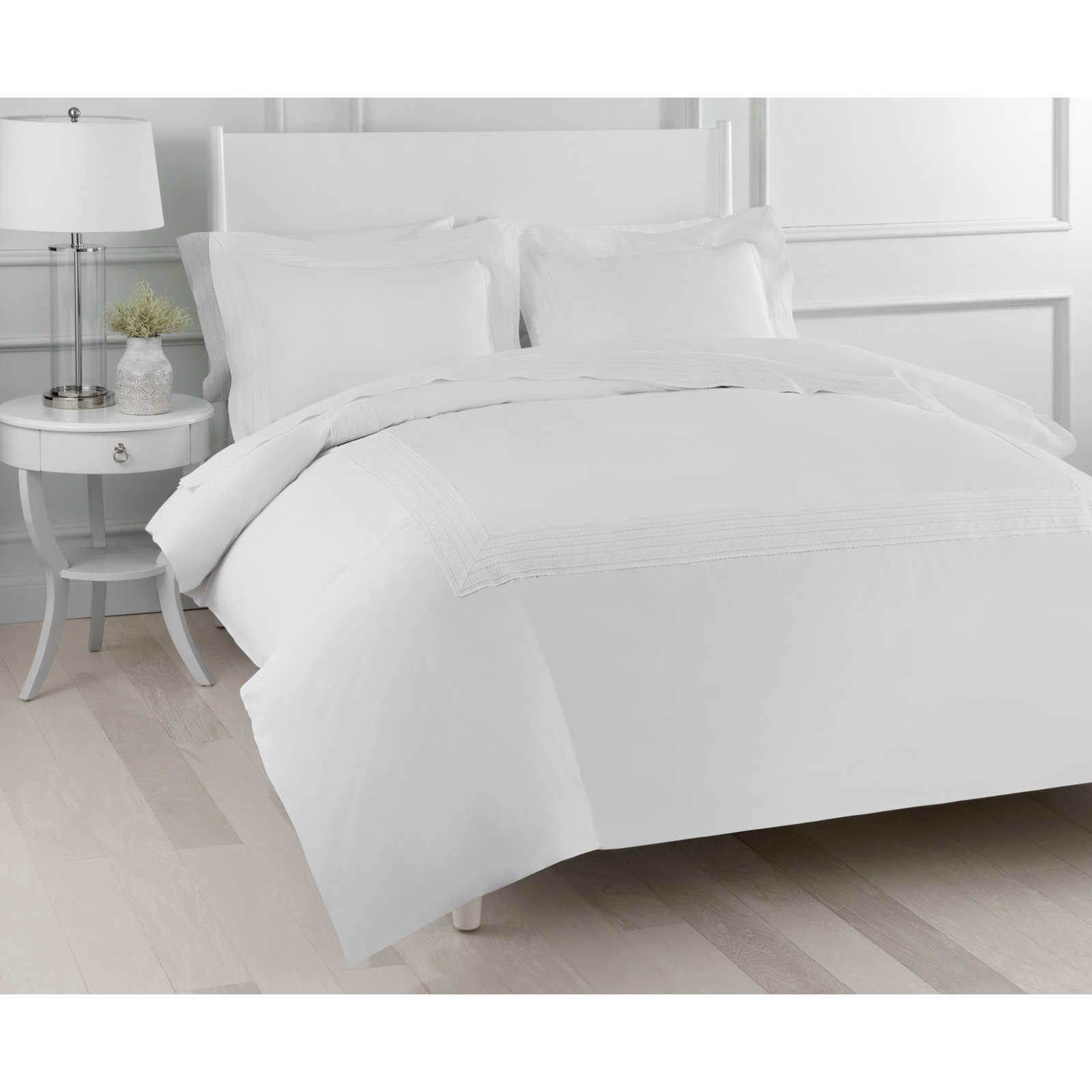 Baya Cotton Duvet Cover Set, Queen Duvet Cover + 2 Standard Shams