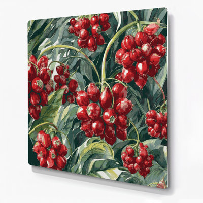 Art mural en métal «Fruit guarana»