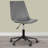 Alivia 19'" W Stainless Steel Swivel Task Chair with Adjustable Height-717988677