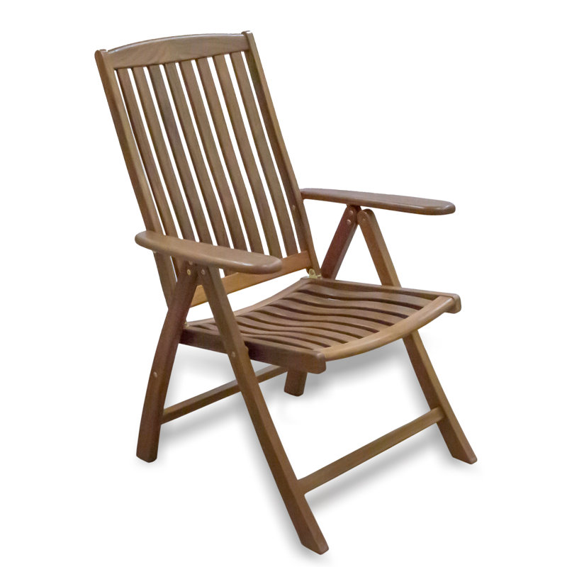 Chaise de terrasse inclinable