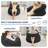  45" U-Shaped Pillow Bean Bag Chair For Adults And Kids Beanbag Chair With Washable Cover Black-1256839967