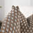 Brown Leaf Block Print Pillow Set