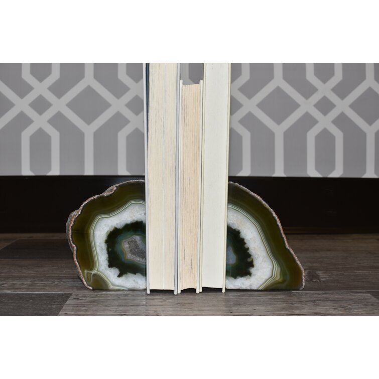 Evelynn Agate / Geode Non-Skid Bookends