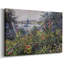 Fleurs à Vetheuil, 1881 - Toile tendue avec châssis-693585891