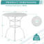 Table de bar ronde ronde 38,5 po-323069508