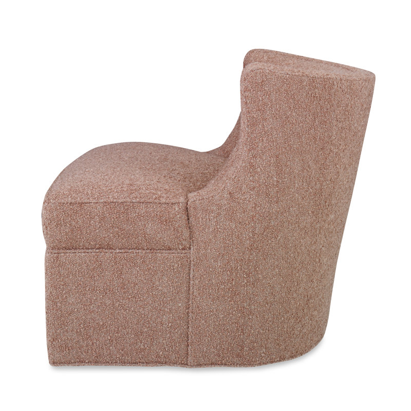 Social Swivel Slipper Chair, Venice Linen