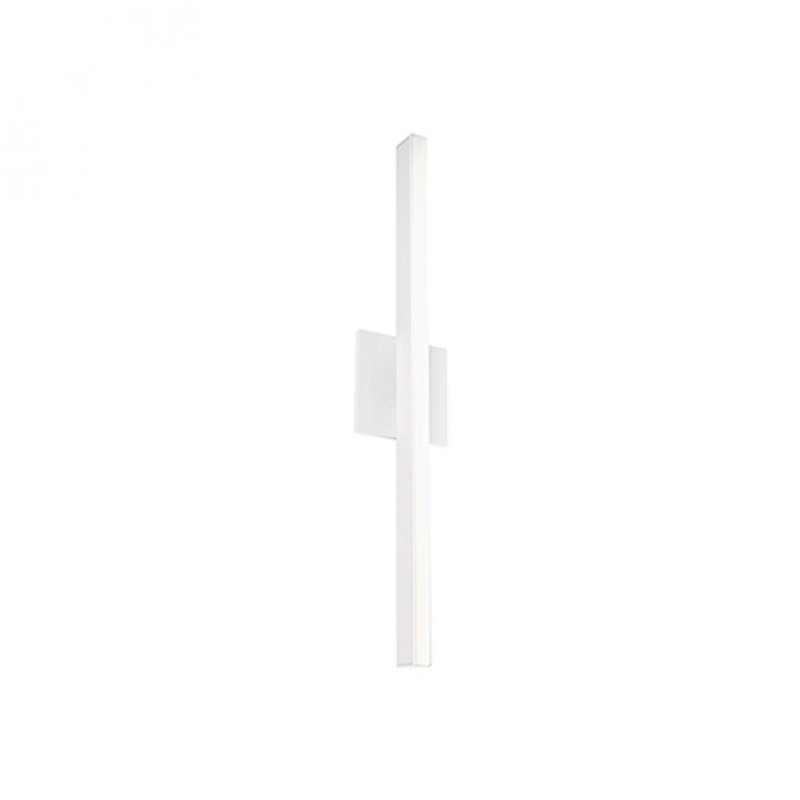 White Aluminum Dimmable LED Wall Sconce