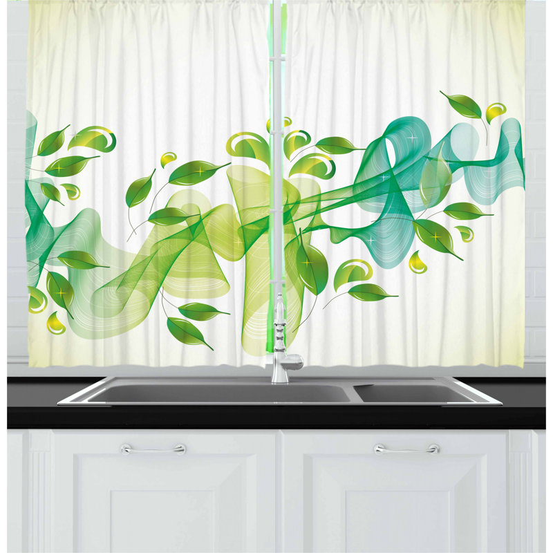 Pointed Kitchen Curtain