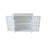 Leroy Accent Solid Wood Cabinet W/ Glass Door & Shelf White
