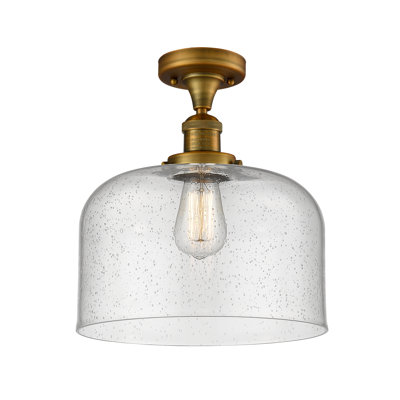 Plafonnier semi-encastré 1 lumière Bell