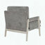 Chaise d'appoint Modern Home, tissu chenille et ressorts ensachés-1057034429