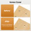 Wooden Rectangular Pegboard Combination Wall Organizer Kit