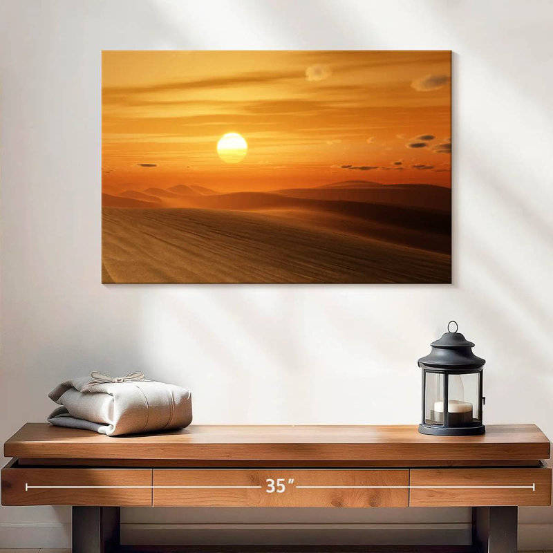Alvord Desert Sunset, 16" H x 24" W