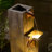 34" Wooden Texture Cascading Water Fountain Indoor/Outdoor Use