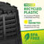 110 Gallons Plastic Outdoor Stationary Composter with Latching Lid