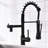 LED-Lit Commercial Kitchen Faucet with Pull-Down Sprayer & Single Handle